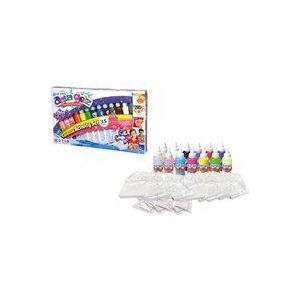 Aqua Gelz Colossal Set, 13 flesjes kleurgel, elk 30ml, 16 mallen, 6x additief, vanaf 8 jaar - Hobbypakket