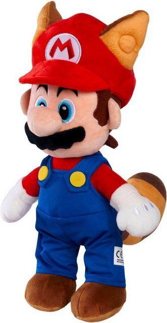 Super Mario Pluche - Raccoon Mario (30cm)