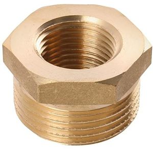 Sanitop-Wingenroth Losse verloopstuk met type 1 inch mannelijke threadxType 3/4 inch vrouwelijke fitting met mannelijke en binnendraad Gereduceerde diameter schroefdraadfitting voor fijne installatie