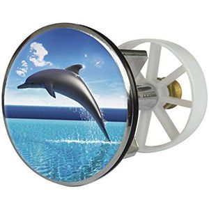 Dolphin Dream Design Wastafel stopper | metalen wastafel stopper | excentrische stop | 38-40 mm