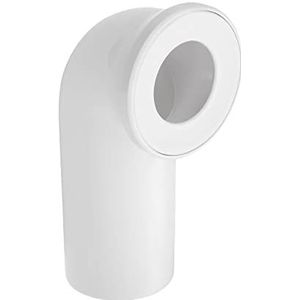 Sanitop-Wingenroth 21642 5 aansluitbogen voor staande wc, wit, 90 graden, toilet, toilet