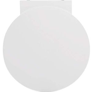 Sanitop-Wingenroth Antibacteriële wc-bril met softclosemechanisme Reflex | Duroplast toiletbril in wit | ronde vorm | wc-deksel rond | wc-deksel | roestvrijstalen scharnier | wit | 56632 2