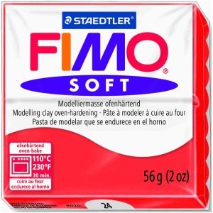 FIMO soft boetseerklei 57 g indisch rood