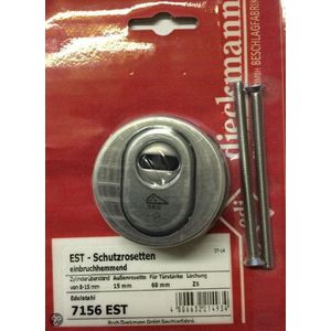 Dieckmann 7156 EST - SKG*** Veiligheidsrozet voor houten deuren - Inox