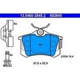 ATE - Remblokkenset - Set Assen - Voor RENAULT - Met Toebehoren - Achteras