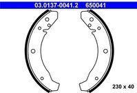 Porsche - Remschoenset - Achter - 230 mm - 40 mm