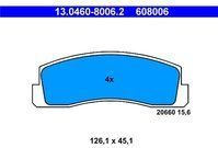 Lada - Remblokken Set - Voor - Set van 4 Remblokken - 13.0460-8006.2