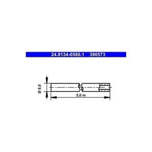 ATE - Remleiding - Universeel - Diameter 8,0mm - Lengte 5m