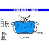 ATE - Remblokkenset - Set Assen - Voor Voertuigen Met ABS - Achteras