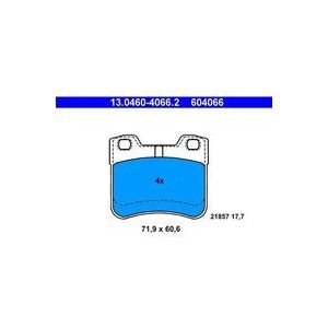 ATE Remblokkenset PEUGEOT,CITROËN 13.0460-4066.2 425285,425493,425164 425286,425128