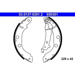 ATE Remschoenen RENAULT,NISSAN 03.0137-0351.2 7701207556,8771020705,4406000QAK Remschoenen Set,Remschoenset 440603J325,7701205517