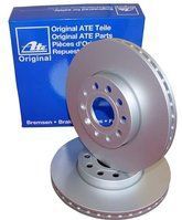 ATE - Remschijf - Geventileerd - Vooras - 300 mm - Gecoat