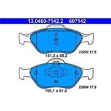 ATE - Remblokkenset - Vooras - Set assen - Remsysteem ATE