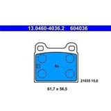 ATE - Remblokkenset - Set Assen - Achteras - Voor Voertuigen Zonder ASR