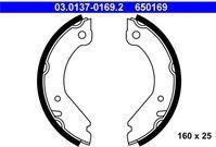 ATE - Remschoenset - Parkeerrem - Achteras - Voor VOLVO - 03.0137-0169.2