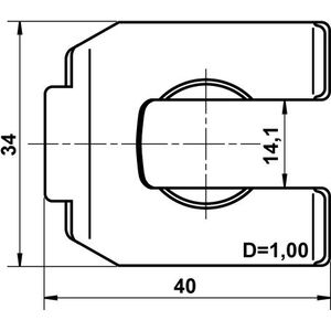 ATE Houder, remslang 03.5004-0101.1 0590138,0004280573,1444937X1 X86112005044100,04331358,33067131,6084280073,A0004280573,A6084280073,01121654