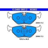 ATE - Remblokkenset - Set Assen - Achteras - Voor Voertuigen Met ABS