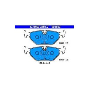 ATE - Remblokkenset - Set Assen - Achteras - Voor Voertuigen Met ABS