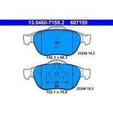 ATE - Remblokkenset - Vooras - Set assen - Geschikt voor RENAULT 13.0460-7159.2