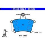 ATE - Remblokkenset - Set Assen - Achteras - Voor Voertuigen Met ABS