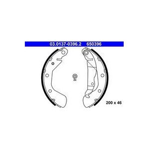 ATE Remschoenen OPEL,VAUXHALL 03.0137-0396.2 1605042,9196292 Remschoenen Set,Remschoenset