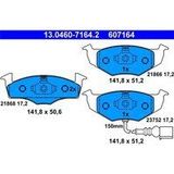 Remblokken Set - Skoda, Volkswagen - 4 Remblokken per As - Incl. Slijtage-indicator