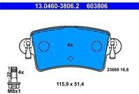 ATE - Remblokkenset - Set Assen - Achteras - Remsysteem Bosch