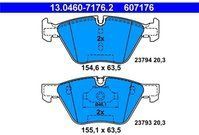 ATE - Remblokkenset - Set Assen - Vooras - Voorbereid Voor Slijtagewaarschuwing