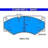 Mercedes-Benz - Remblokken Set - ATE - Set van 4 Remblokken per As