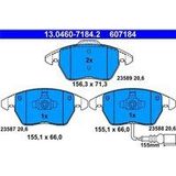 ATE - Remblokkenset - Set assen - Vooras - Inclusief Slijtageindicator