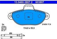 Fiat - Remblokken Set - Voor - Set van 4 Remblokken - Bendix
