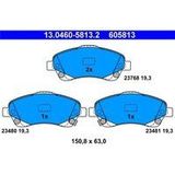 ATE - Remblokkenset - Vooras - Set assen - Met Akoestische Slijtagewaarschuwing - Bosch Remsysteem