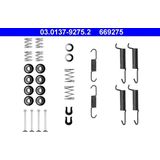 ATE Toebehoren, parkeerremschoen MITSUBISHI 03.0137-9275.2 MB520470,MB857302,MB858538 MB858539,MB8585537,MB955798,MB520465