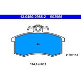 ATE Remblokkenset LADA 13.0460-2965.2 21083501080,21083501089,211003501089 21103501080,21103501089