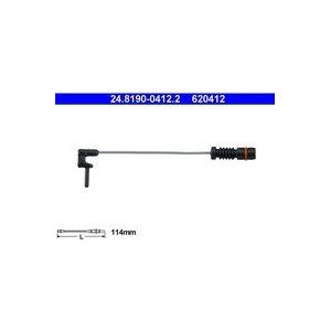 ATE Slijtage-Indicator Remblokken MERCEDES-BENZ 24.8190-0412.2 1635401717,A1635401517,A1635401717 Waarschuwingscontact, remvoering-/blokslijtage