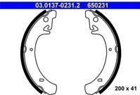 Lada - Remschoenset - Achter - 200 mm - 41 mm Breedte