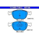 ATE - Remblokkenset - Vooras - Set assen - 156,3 mm breedte - 67,3 mm hoogte