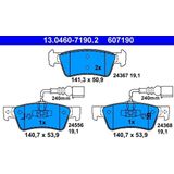 ATE - Remblokkenset - Set Assen - Remsysteem ATE - 141,3 mm Breedte - Achteras