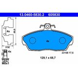 Remblokken Set - Land Rover - 13.0460-5830.2 - Voor - Set van 4 Remblokken