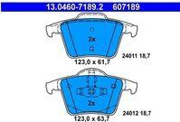 ATE - Remblokkenset - Achteras - Set assen - 13.0460-7189.2