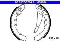 ATE - Remschoenen Set - Remschoenset - Achteras - Met Hefboom - Voor VW, AUDI, SEAT