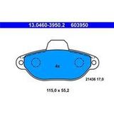 ATE - Remblokkenset - Vooras - Set assen - Remsysteem Bendix - Bouwjaar vanaf 11/1993