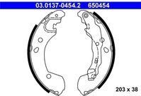 ATE Remschoenen RENAULT,NISSAN 03.0137-0454.2 44060AX625,D4060AX600,D4060AX601 Remschoenen Set,Remschoenset 7701208357,8671020711