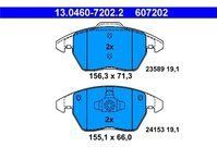 ATE - Remblokkenset - Vooras - Set assen - Remsysteem ATE - 155,1 mm breedte