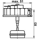 ATE Dop, remvloeistofreservoir 03.3556-1115.2