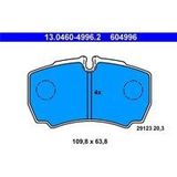 ATE - Remblokkenset - Achteras - Set assen - Voor IVECO 13.0460-4996.2