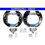 ATE Remschijf, trommelrem FORD,MAZDA 03.0520-6319.3