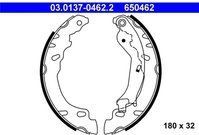 ATE Remschoenen FORD,FIAT 03.0137-0462.2 77362615,77365085,1558094 Remschoenen Set,Remschoenset 1581895,9S512200AA,9S512200AB