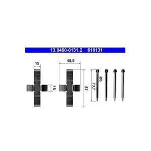 Accessoireset, Schijfremblok Mercedes-Benz Ate 13.0460-0131.2
