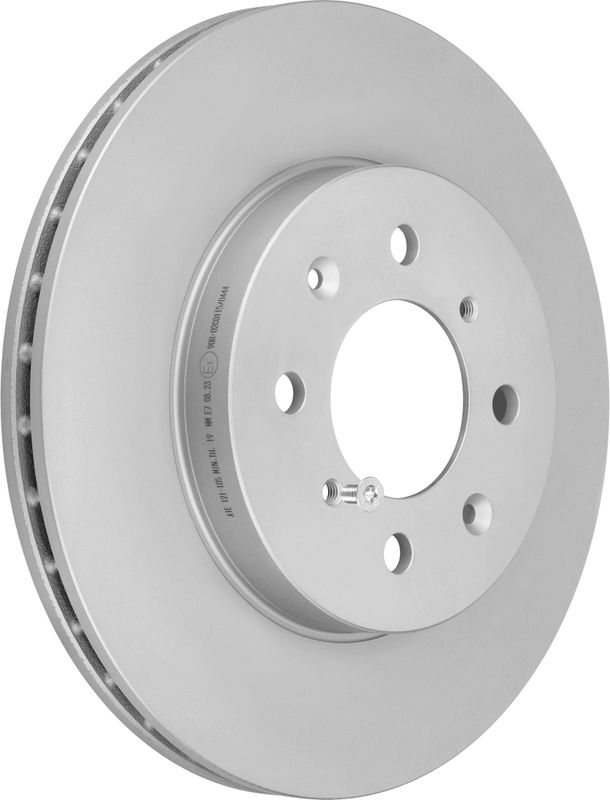 ATE - Remschijf - Geventileerd - Vooras - Gecoat - Buitendiameter 262 mm - Voor voertuigen met ABS